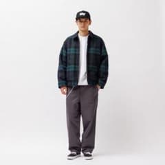 WTAPS ブラックウォッチウールメルトンジャケット - メルカリ