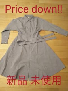 UNIQLO コットンシャツワンピースのサムネイル