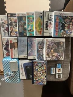 任天堂 3DS LL 本体とゲームソフト17本セットのサムネイル