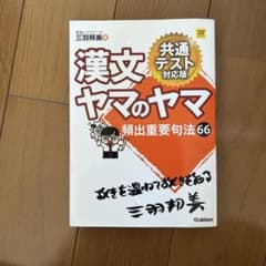 漢文ヤマのヤマ 共通テスト対応版 三羽邦美のサムネイル
