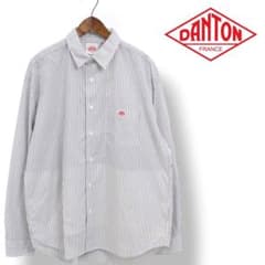 ☆極美品☆ DANTON ダントン ワークシャツ シワになりにくい ポケット