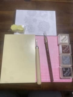 消しゴムハンコ　ハンドメイドスタンプセットのサムネイル