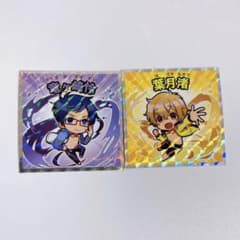 Free! FS マンシール ビックリマンチョコ  特典　竜ヶ崎怜　葉月渚のサムネイル