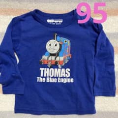 トーマス　長袖　95 青のサムネイル