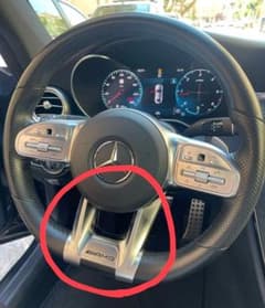新品 メルセデスベンツ ステアリング トリムカバー AMG ハンドル