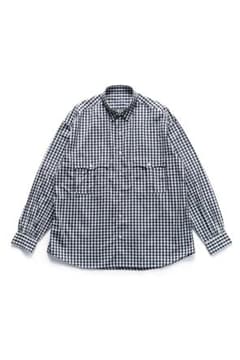 Porter Classic ロールアップギンガムチェックシャツのサムネイル