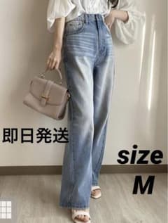 grl ハイウエストストレートデニムパンツ　Mのサムネイル
