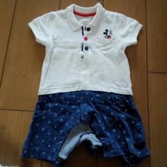 専用出品！!ミッキー♡ポロシャツロンパのサムネイル