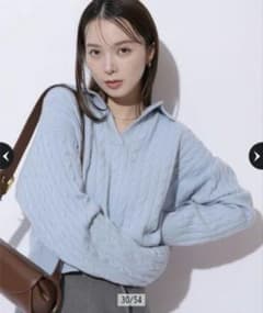 新品】アクアケーブルポロニット マイストラーダ ライトブルー - メルカリ