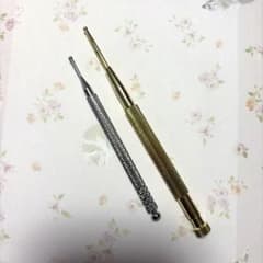 ツボ押し棒 2本セット ゴールド シルバー マッサージのサムネイル