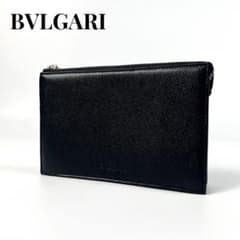 ✨プレゼント梱包✨　BVLGARI ケース　小銭入れ　ロゴマニア　クラシコ 希少✨ブルガリ コインケース ポーチ 小物入れ レザー ロゴ型押し