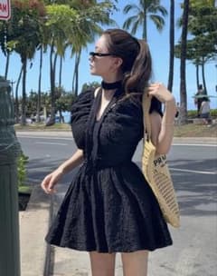 THETOE thetoé Kolonaki Tie Neck Onepieceのサムネイル