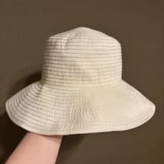 H&M ハット アイボリー つば広めのサムネイル