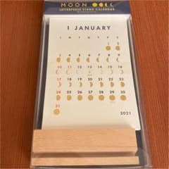 MOON/レタープレススタンドカレンダーのサムネイル