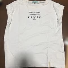 Lindsay スヌーピー 半袖Tシャツ ホワイト Lのサムネイル