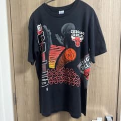シカゴ・ブルズ Tシャツ Lサイズ ブラック - メルカリ