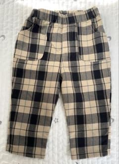 petit main チェック柄パンツ 90センチ