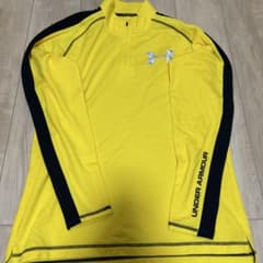 ま*ん様 UNDER ARMOUR イエロー ハーフジップ 長袖のサムネイル