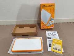 Newニンテンドー2DS LL 本体 ホワイト×オレンジ 極美品