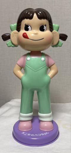 非売品】不二家 ペコちゃん人形 首ふり ミントグリーン - メルカリ