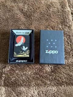 Zippo ライター 鶴と日の出 デザイン - メルカリ