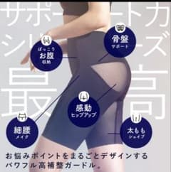 エル・ローズ 骨盤ガードル（ブラック、サイズ70）のサムネイル