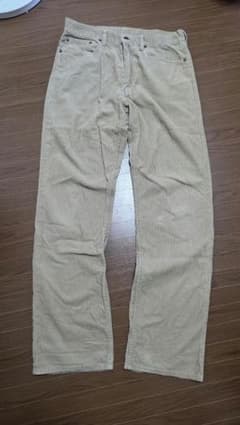 Levi's 508 コーデュロイパンツ W34 L34 ベージュ アイボリーのサムネイル