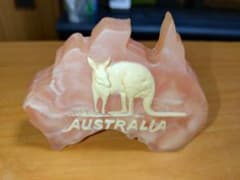 美品】オーストラリア製 MARLESTONE 置物 カンガルー 大理石風 - メルカリ