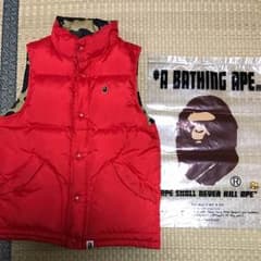ape ダウンベスト リバーシブル A BATHING APEのサムネイル