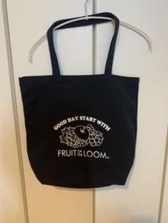 FRUIT OF THE LOOM トートバッグ ブラックのサムネイル