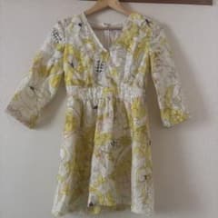 MAX&Co. 花柄ワンピース イエロー系のサムネイル