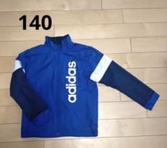 adidas キッズ ウィンドブレーカー 140 ブルーのサムネイル