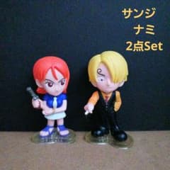ワンピース ミニフィギュア サンジ ナミ 2点セット 年代物レア品