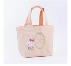 LADUREE ハローキティ ミニトートバッグ ピーチのサムネイル