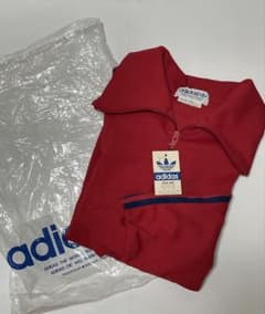 adidasトラックジャケットジャージデサント製 新品未使用80sデッドストックのサムネイル