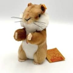 シュタイフ　ヴィンテージ　ゴールデンハムスター　Goldy Hamsterタグ付 シュタイフ ヴィンテージ ゴールデンハムスター Goldy Hamsterタグ付