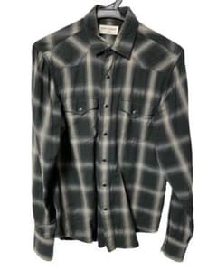 SAINT LAURENT PARIS 13AW オンブレチェックシャツ 37のサムネイル