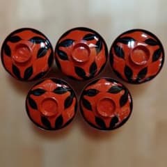 輪島塗 吸物椀 汁椀 5客セット 昭和レトロ - メルカリ