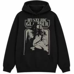 HYSTERIC GLAMOUR ガールプリント パーカー ブラック - メルカリ