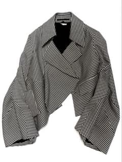 COMME des GARÇONS チェック柄 テーラードジャケット XS - メルカリ