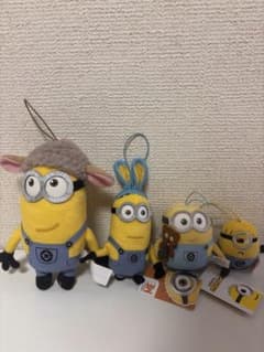ミニオン ぬいぐるみ マスコット 4点セットのサムネイル