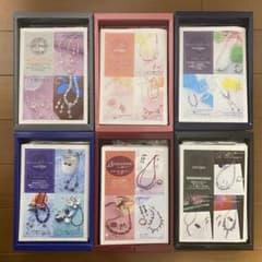ビーズアクセサリーキット6セットと工具とトレー　千趣会　ベルメゾンのサムネイル