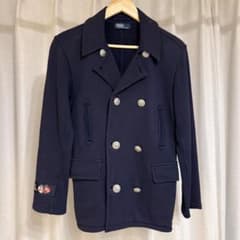 poloネイビー ピーコート P.R.L.ロゴ付き ralph laurenのサムネイル