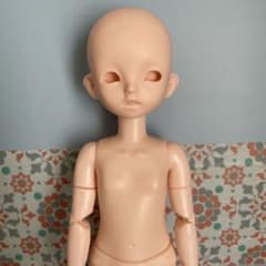 メイク練習　BJDドール　簡易靴付きのサムネイル