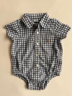 baby GAP チェック柄ロンパース 3-6ヶ月のサムネイル