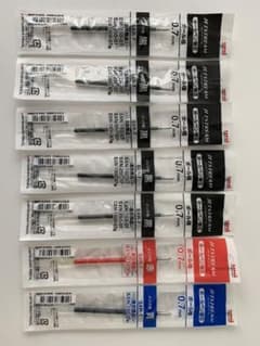 ジェットストリーム替芯SXR-7  黒5本　赤１本　青１本のサムネイル