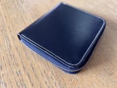 美品　ホワイトハウスコックス EDIFICE別注 ラウンドジップ二つ折り財布 美品 ホワイトハウスコックス EDIFICE別注 ラウンドジップ二つ折り財布