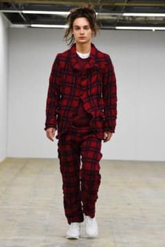 comme des garcons shirt 縮絨チェックPTのサムネイル