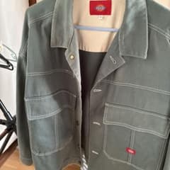 や*だ様 Dickies カバーオール ジャケット カーキ Lサイズのサムネイル