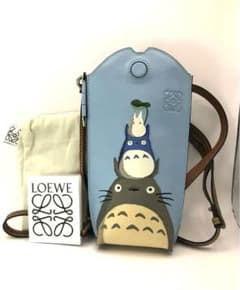 美品 LOEWE ロエベ ×トトロ ゲートポケット ショルダーバッグ ブルーのサムネイル